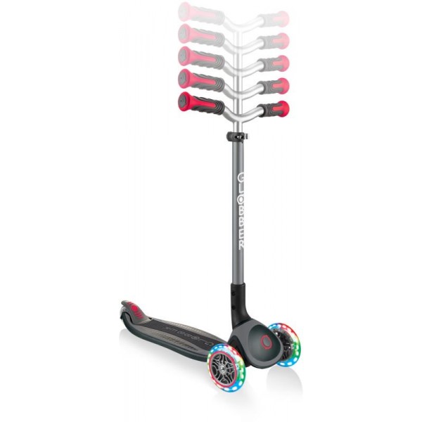 Scooter Πατίνι Globber Elite Master Lights Black-Red (662-120)