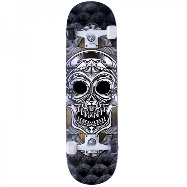 Skateboard  Τροχοσανίδα στενή, Νο4 001.5135 SKULL