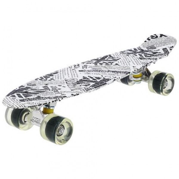 Skateboard τροχοσανίδα PENNYBOARD ART PAPER NILS EXTREME 16-45-100