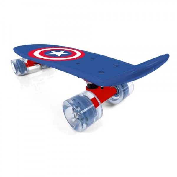 Skateboard τροχοσανίδα Πατίνι πλαστικό (Pennyboard) Captain America 93-59970