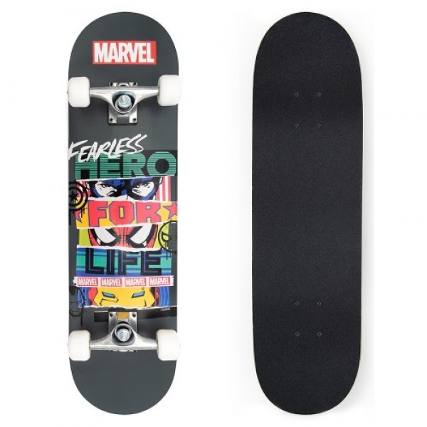 Skateboard τροχοσανίδα Πατίνι μεγάλο ξύλινο (Big Skateboard) Marvel Fearless 93-59984