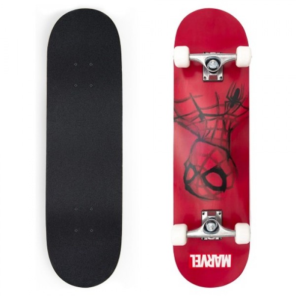 Skateboard τροχοσανίδα Πατίνι μεγάλο ξύλινο (Big Skateboard) Spiderman 93-59987