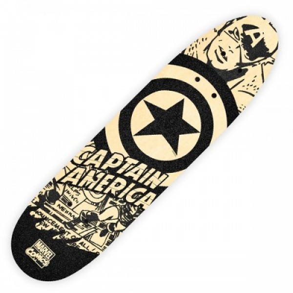 Skateboard τροχοσανίδα Πατίνι ξύλινο Captain America 93-9940